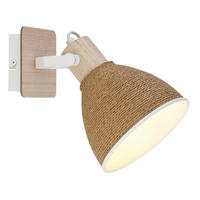 STRAHLER Lyndon 15/17,5/19 cm  - Braun/Weiß, Natur, Holz/Papier (15/17,5/19cm) - Globo