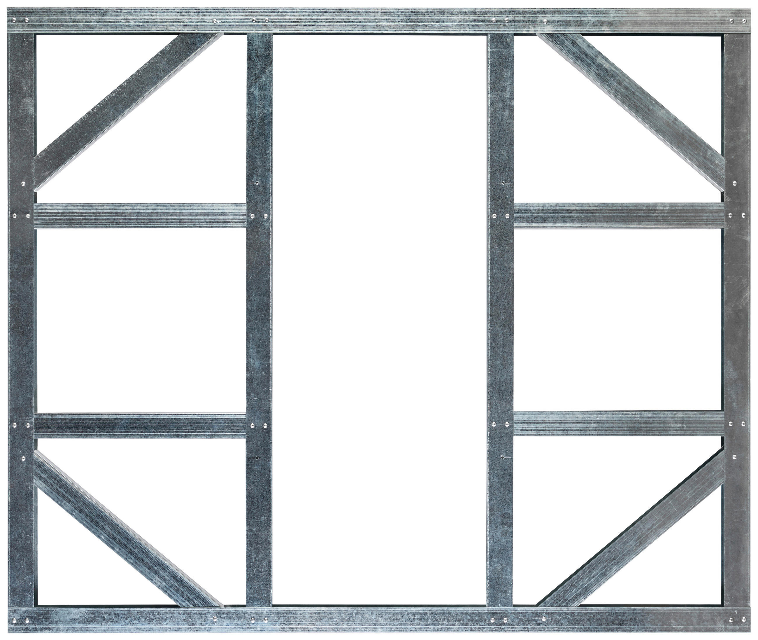 Fundamentrahmen 171x144cm, Stahl, Wetterfest