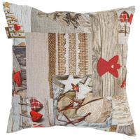 DEKORATIVNA JASTUČNICA  40/40 cm   CHRIS EXCLUSIVE  - višebojna/bež, Konvencionalno, tekstil (40/40cm) - X-Mas