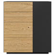 SCHUHSCHRANK 90/103/36 cm  - Wildeiche/Anthrazit, Natur, Holz/Holzwerkstoff (90/103/36cm) - Dieter Knoll