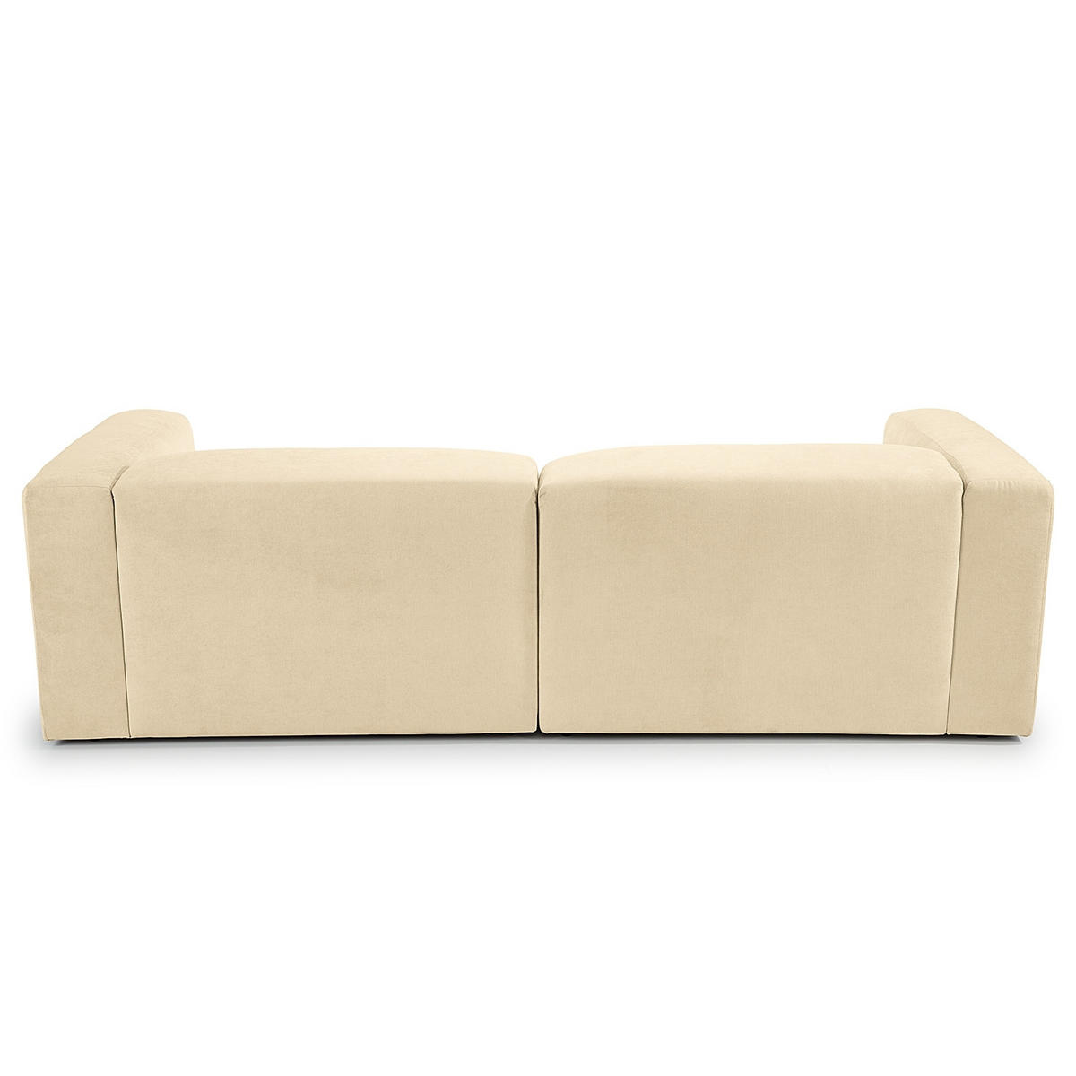ECKSOFA  in Struktur Beige  255/160 cm  - Beige, MODERN, Textil (255/160cm) - Trendmanufaktur