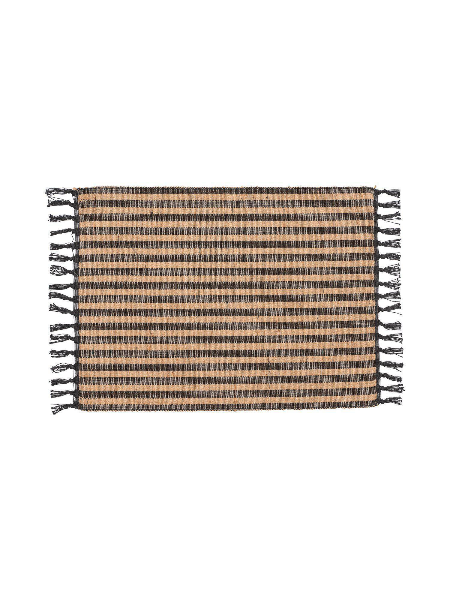 TISCHSET Adam Textil Flachgewebe Schwarz 33/45 cm  - Schwarz, Basics, Textil (33/45cm)