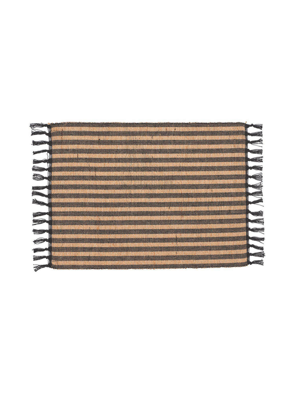 TISCHSET Adam Textil Flachgewebe Schwarz 33/45 cm  - Schwarz, Basics, Textil (33/45cm)