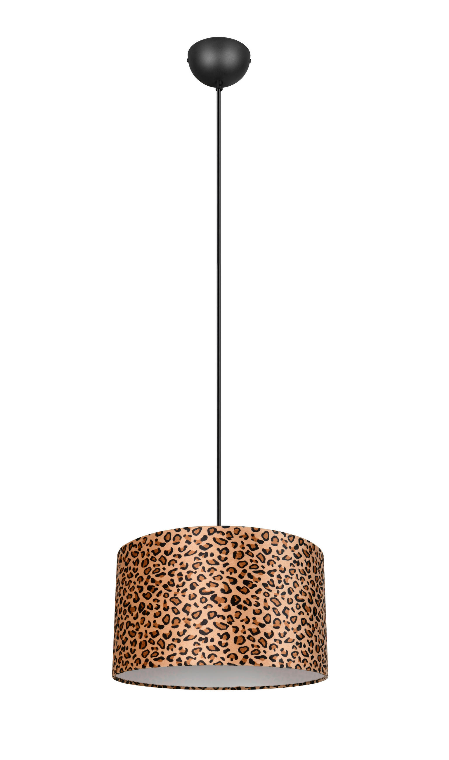 HÄNGELEUCHTE Pardina 40/150 cm   - Hellbraun/Beige, LIFESTYLE, Textil/Metall (40/150cm)