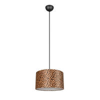 HÄNGELEUCHTE Pardina 40/150 cm   - Hellbraun/Beige, LIFESTYLE, Textil/Metall (40/150cm)