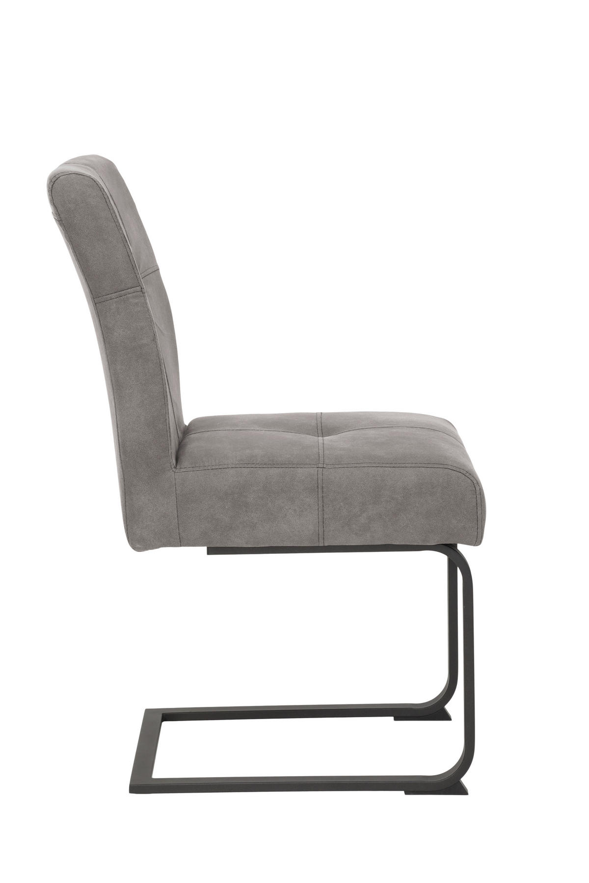 TISCHGRUPPE Grau, Eiche Artisan  - Eiche Artisan/Grau, MODERN, Textil/Metall (120 - 160/76/80cm) - MID.YOU