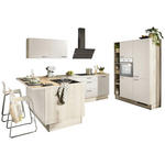 ECKKÜCHE  in Kaschmir, Tannenholzfarben  - Kaschmir/Tannenholzfarben, Design, Holzwerkstoff/Metall (121,6/280/150cm) - Xora