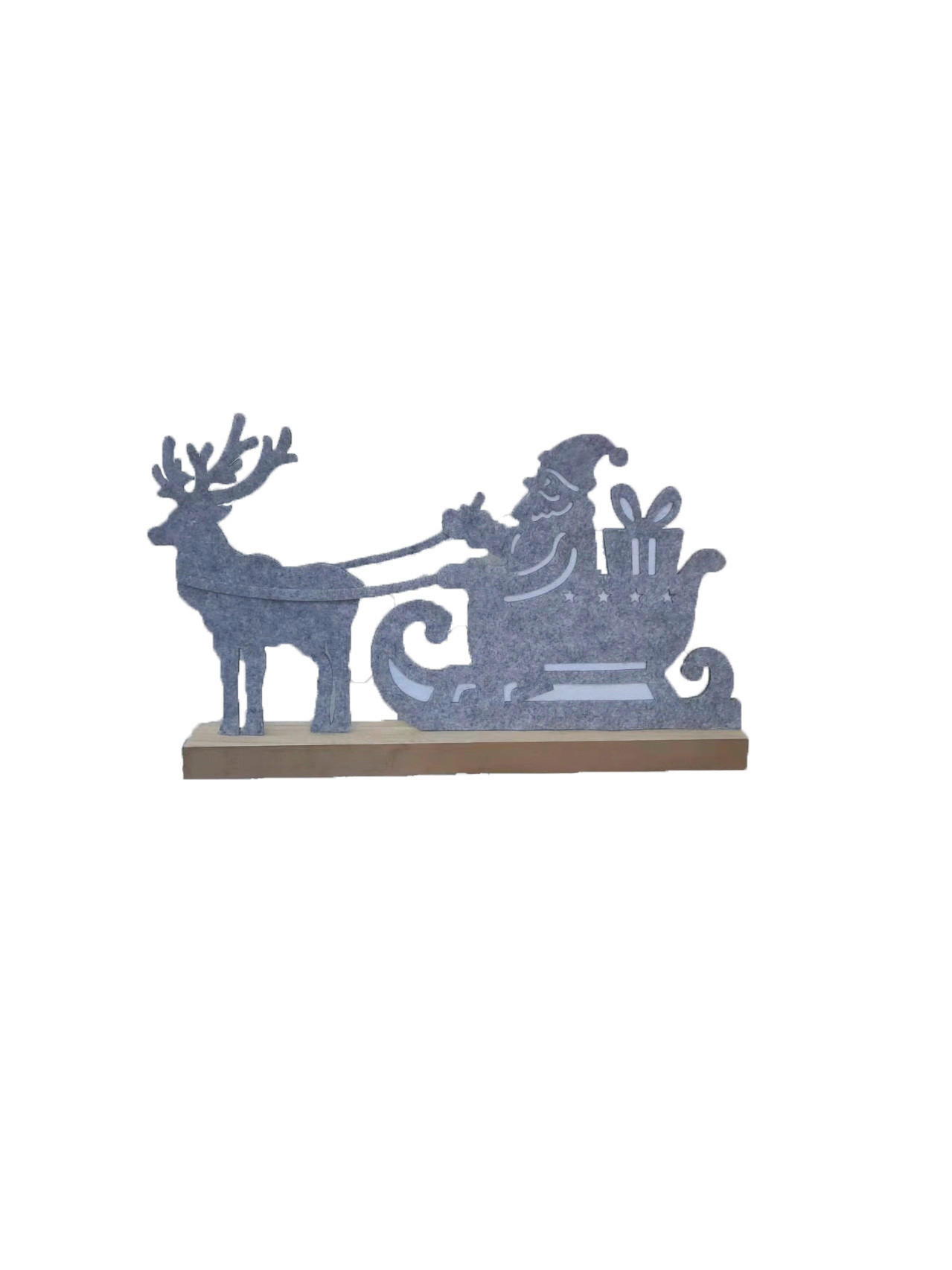 SANJKE DEKORATIVNE - siva, Lifestyle, drvni materijal/tekstil (60/6/34cm) - X-Mas