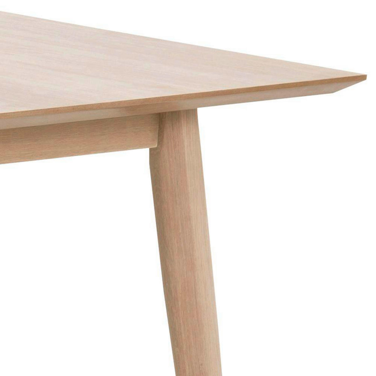 MATBORD 200/100/75,3 cm delar i massivt trä  trä, trämaterial utdragbar rektangulär ekfärgad  - ekfärgad, Klassisk, trämaterial/trä (200/100/75,3cm) - Best Price