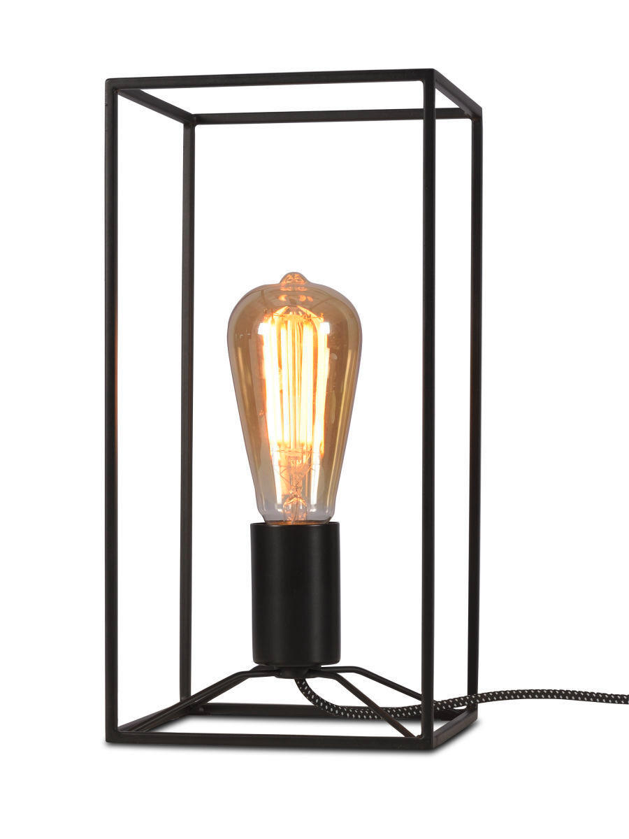 TISCHLEUCHTE Antwerp 15/30/15 cm - Schwarz, Basics, Metall (15/30/15cm) - It's about Romi