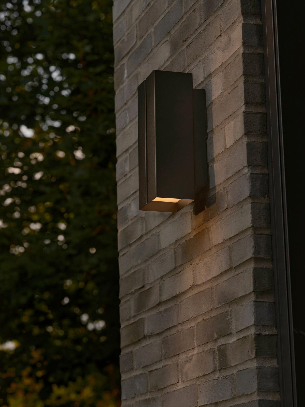 AUßENWANDLEUCHTE Clarini 13/29,5/12,5 cm   - Schwarz, Design, Metall (13/29,5/12,5cm) - Nordlux