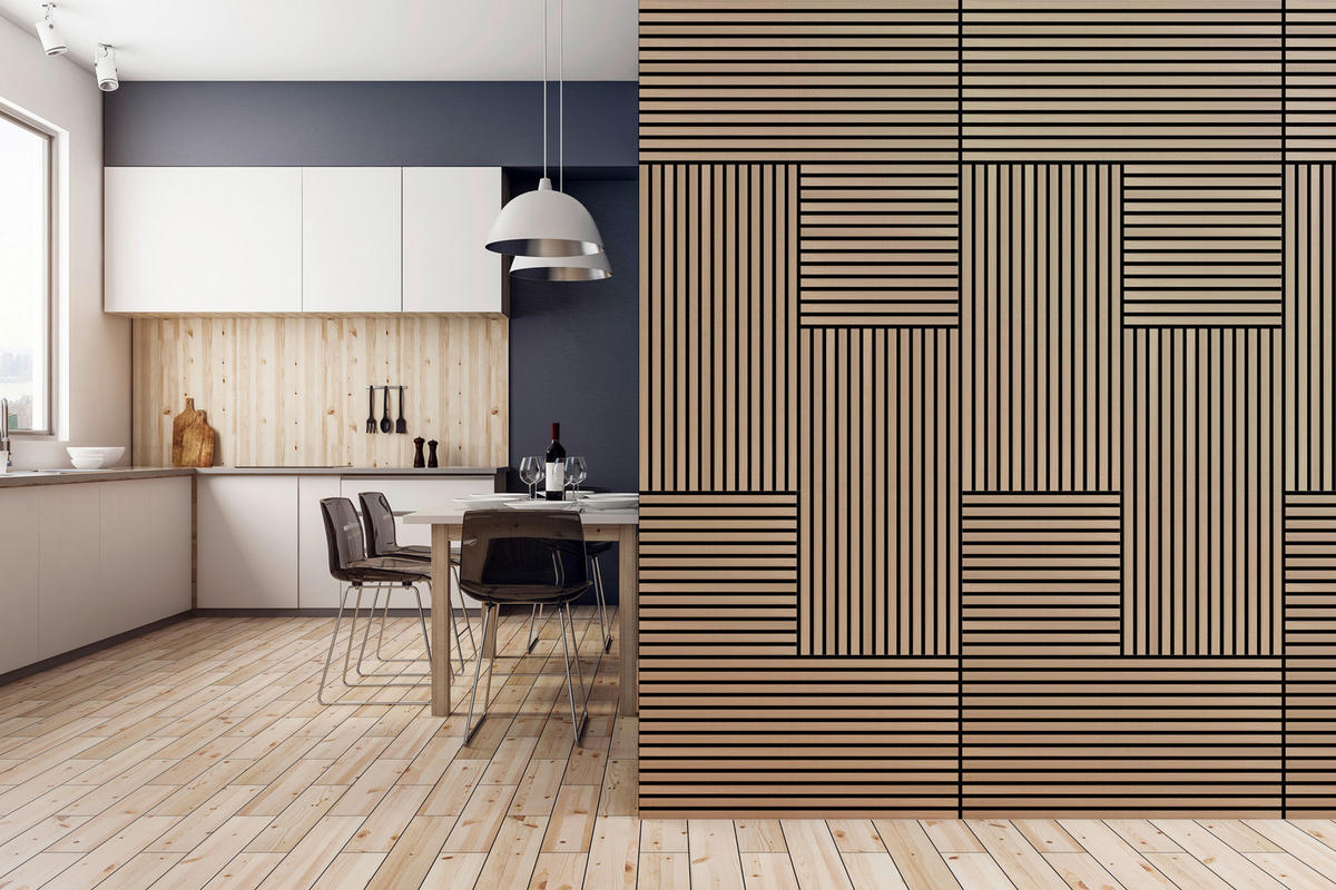 AKUSTIČNI PANEL  Modular Wall System     52/52 cm      - barve hrasta, Design, leseni material (52/52cm) - MID.YOU