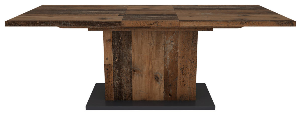 ESSTISCH in Holzwerkstoff 160/90/75 cm   - Alteiche/Anthrazit, MODERN, Holzwerkstoff (160/90/75cm) - MID.YOU