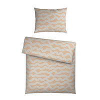 BETTWÄSCHE 2-teilig Satin 140/220 cm  - Naturfarben, Textil (140/220cm) - Novel