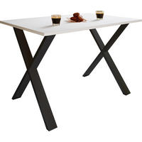ESSTISCH in Holzwerkstoff   - Schwarz/Weiß, Basics, Holzwerkstoff (140/80/76cm) - MID.YOU