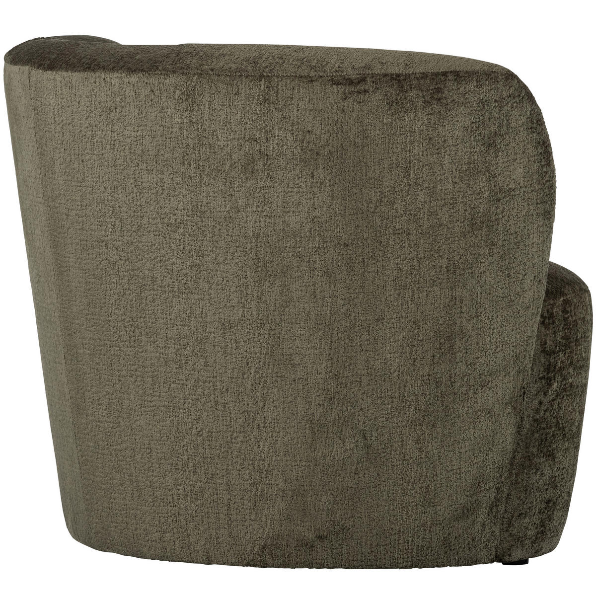 RÉCAMIERE in Samt Dunkelgrün  - Dunkelgrün/Schwarz, Design, Kunststoff/Textil (112/73/80cm) - Livetastic