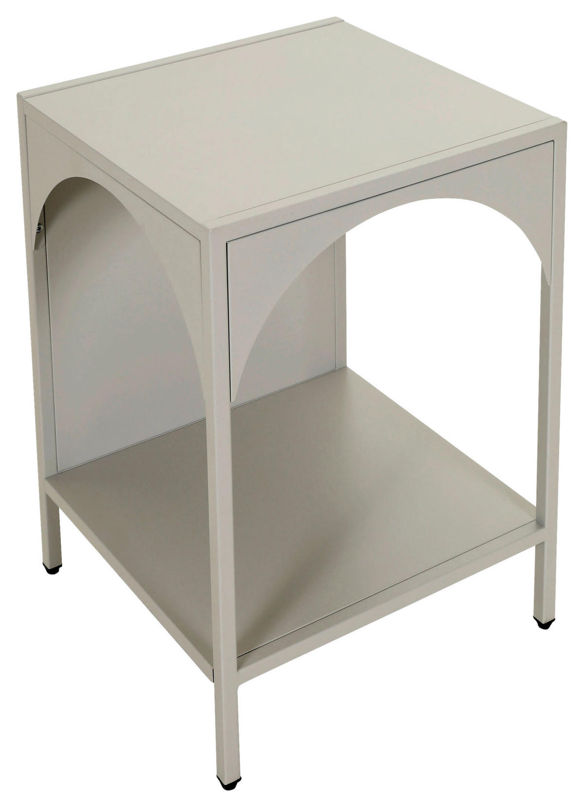 BEISTELLTISCH 35/35/52 cm Champagner quadratisch  - Champagner, Design, Metall (35/35/52cm) - Landscape