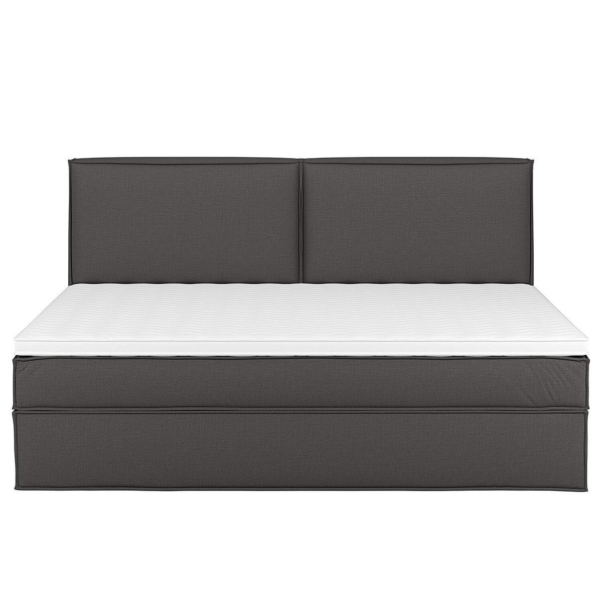 BOXSPRINGBETT 240/220 cm  in Anthrazit  - Anthrazit, Design, Textil (240/220cm) - home24