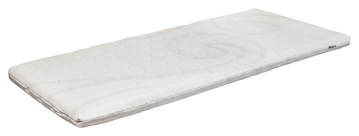 FEDŐMATRAC 140/200 cm  - fehér, Basics, textil (140/200cm) - Cardo