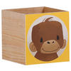 BOX - Gelb, KONVENTIONELL, Holz (30/30/29cm)