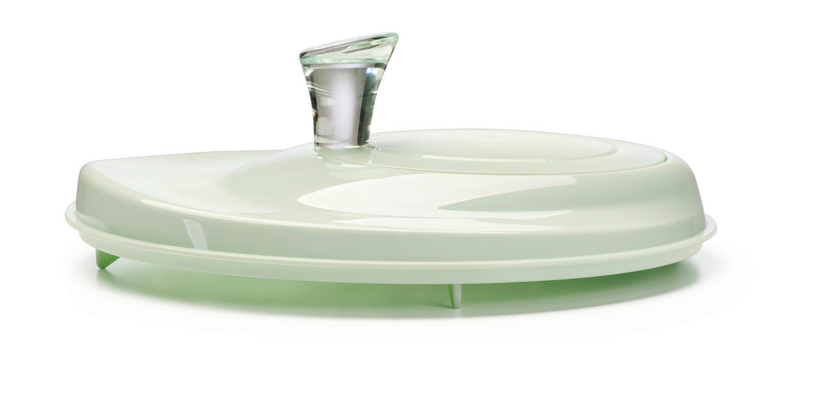 SALATSCHLEUDERSET  - Klar/Hellgrün, Basics, Kunststoff/Metall - Homeware Profession.