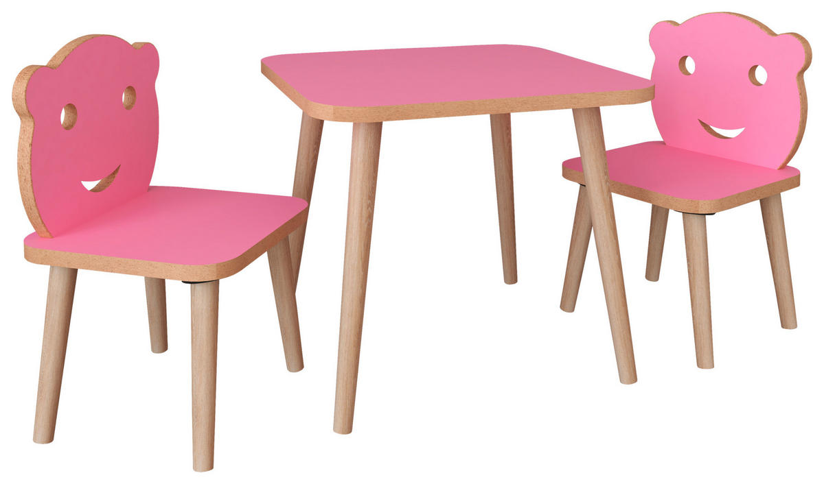 KINDERSITZGRUPPE  - Pink/Rosa, Modern, Holzwerkstoff - MID.YOU
