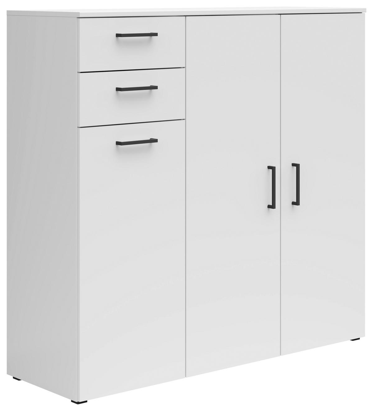 KOMMODE  in 120/115/40 cm  - Anthrazit/Schwarz, MODERN, Holzwerkstoff/Kunststoff (120/115/40cm) - Carryhome