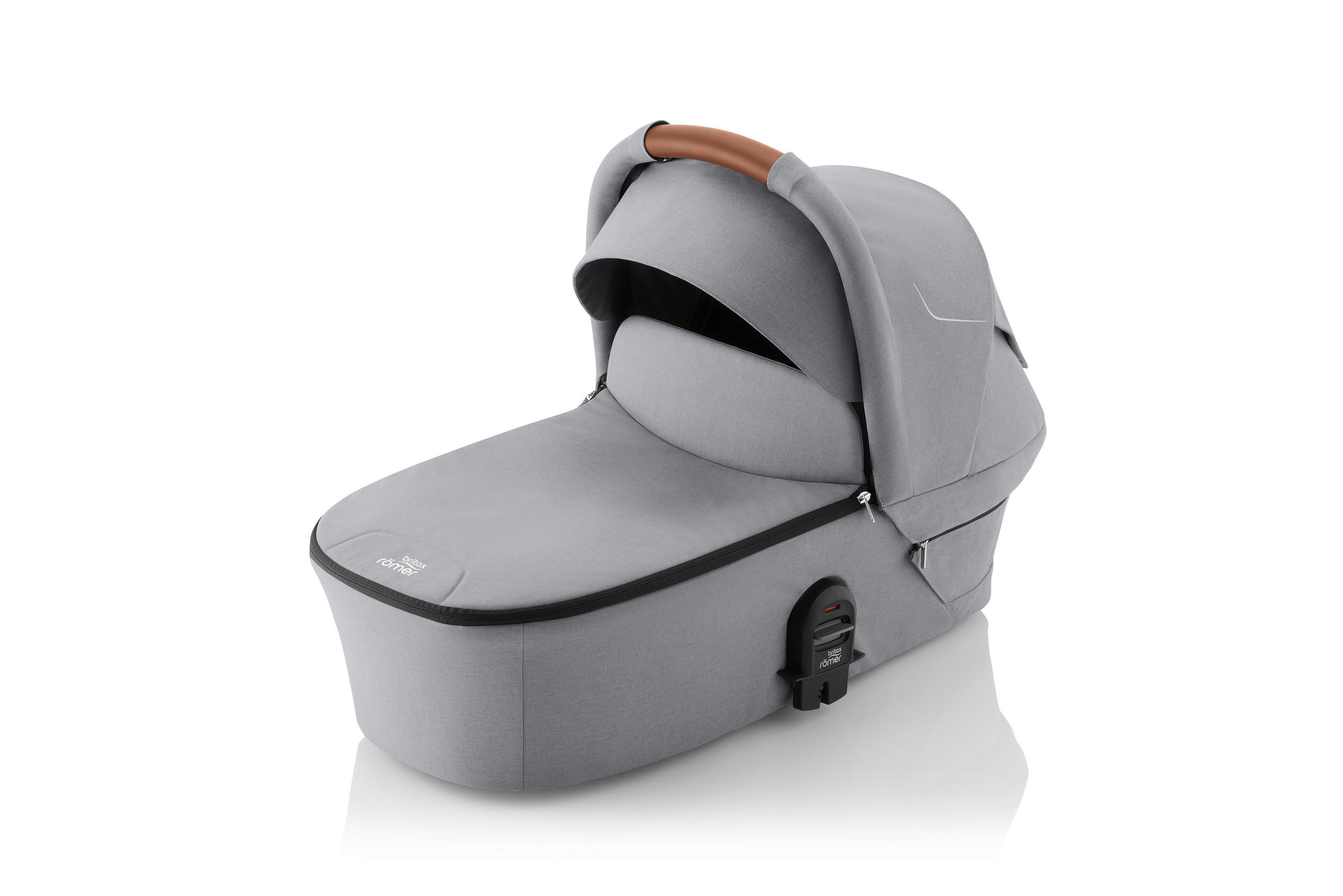 LIEGEWANNE - Hellgrau, Basics, Textil/Metall (43/20/85,5cm) - Britax Römer