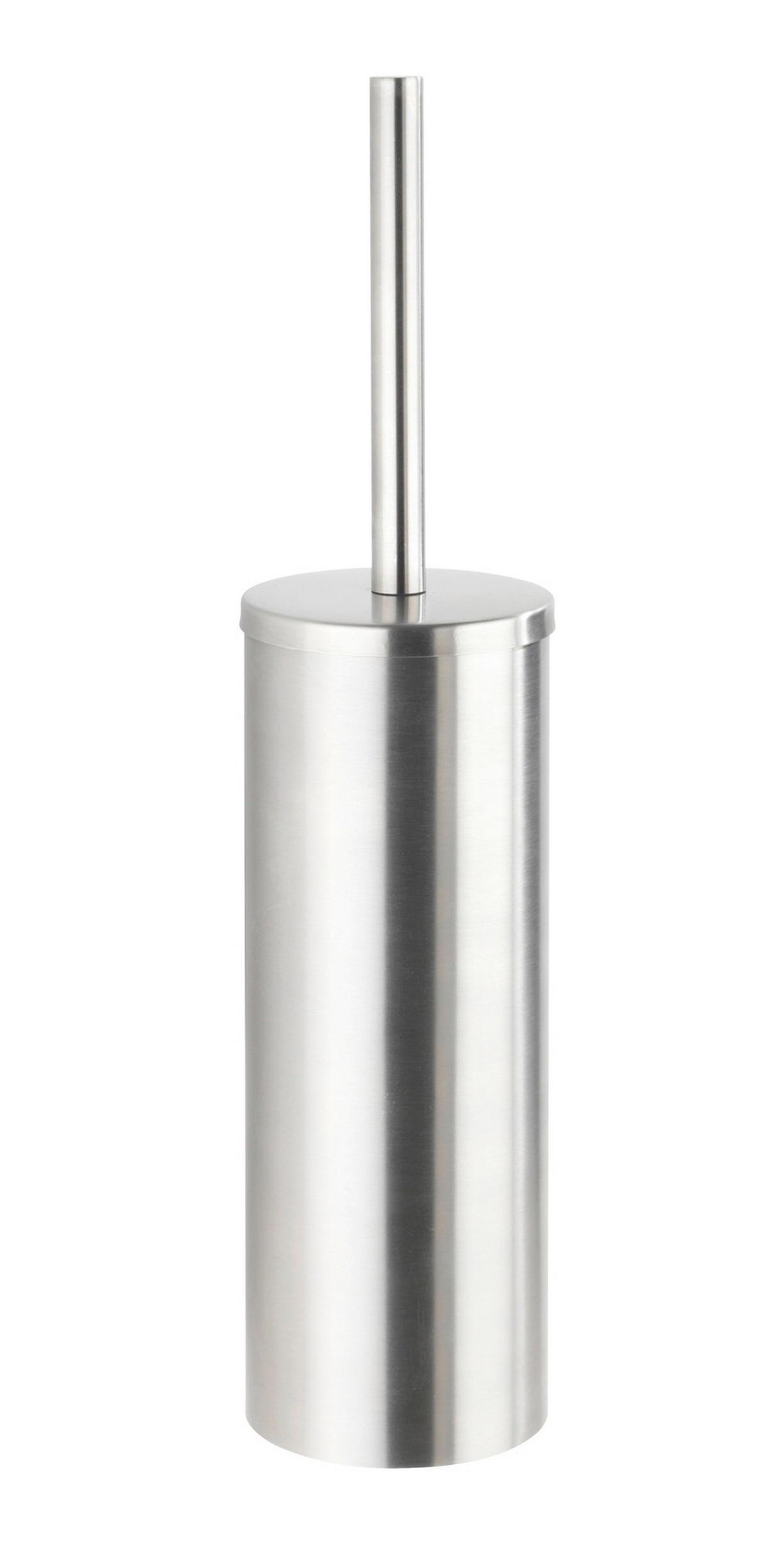 WC-BÜRSTENGARNITUR - Silberfarben, Basics, Kunststoff/Metall (9/40,5/9cm) - Wenko