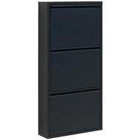 VÝKLOPNÁ SKRINKA NA TOPÁNKY, antracitová, 50/103,5/15 cm - antracitová, Basics, kov (50/103,5/15cm) - Carryhome