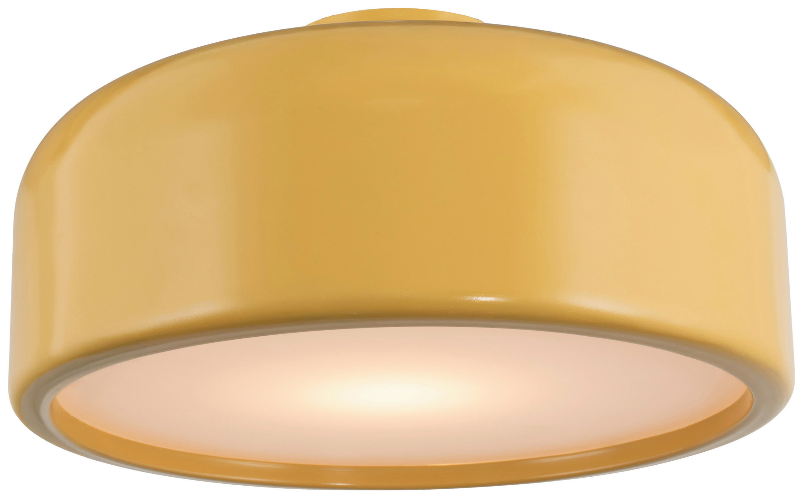 DECKENLEUCHTE 35/17.5 cm   - Braun, Design, Kunststoff/Metall (35/17.5cm) - Collet's Monde