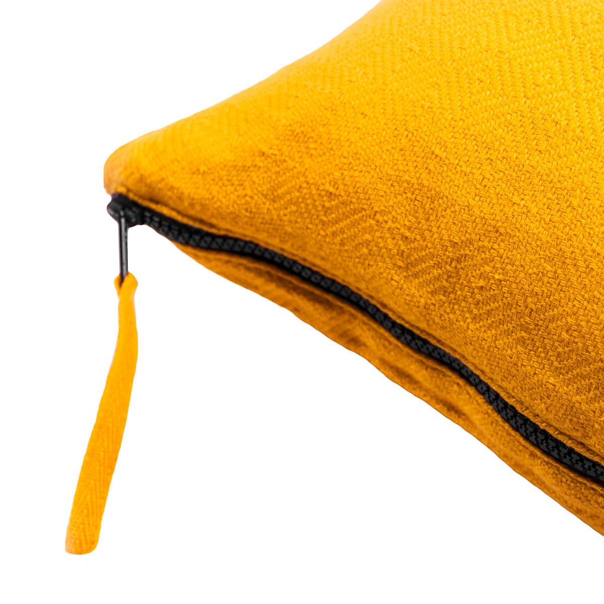 KISSENHÜLLE 40/40 cm  - Currygelb, Basics, Textil (40/40cm) - Zoeppritz