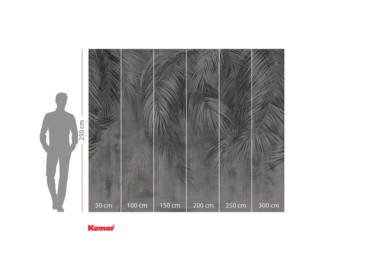 NON WOVEN-TAPET 300/250 cm  - vit/svart, Basics (300/250cm) - Komar