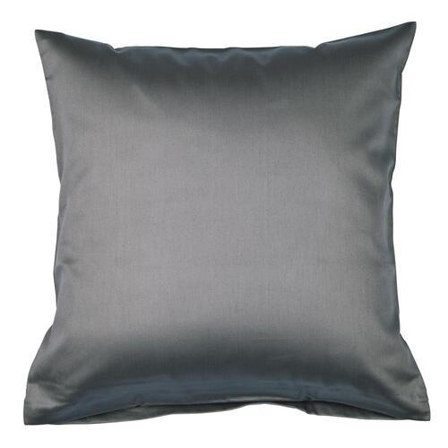 KOPFKISSENBEZUG - Anthrazit, Basics, Textil (40/40cm) - Janine