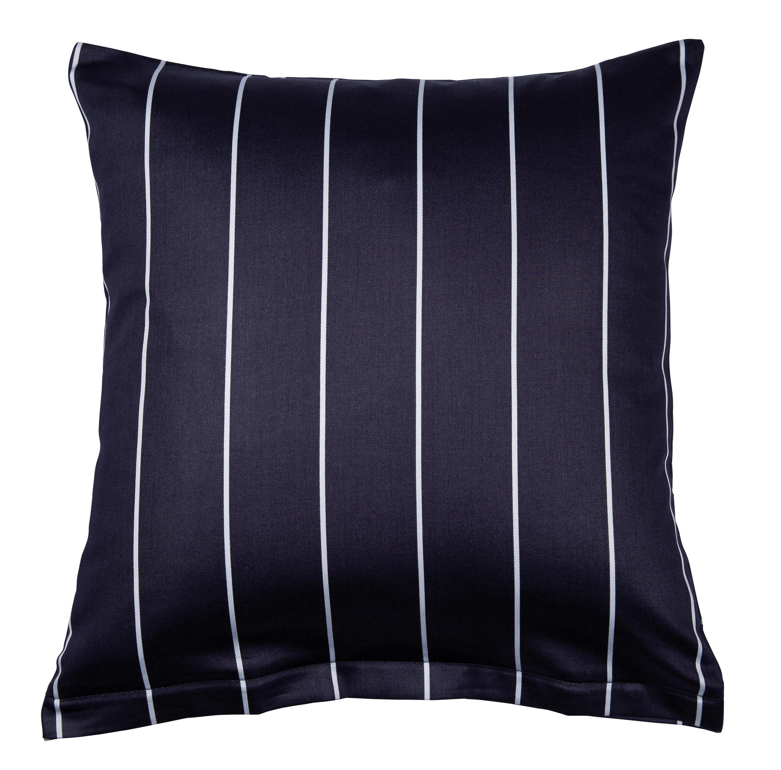 KISSENHÜLLE Giulietta 80/80 cm  - Dunkelblau/Weiß, KONVENTIONELL, Textil (80/80cm) - Janine