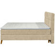 BOXSPRINGBETT 160/200 cm  in Beige  - Eichefarben/Beige, KONVENTIONELL, Holz/Textil (160/200cm) - Carryhome