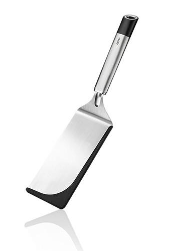 KUHINJSKA LOPATICA - boja nerđajućeg čelika/crna, Osnovno, metal/plastika (6,2/32,5cm) - Gefu