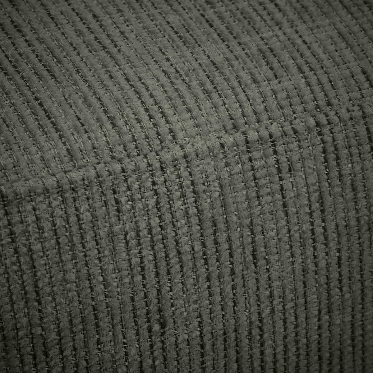 CHAISELONGUE in Chenille Dunkelgrün  - Dunkelgrün/Schwarz, Konventionell, Kunststoff/Textil (93/73/171cm) - MID.YOU