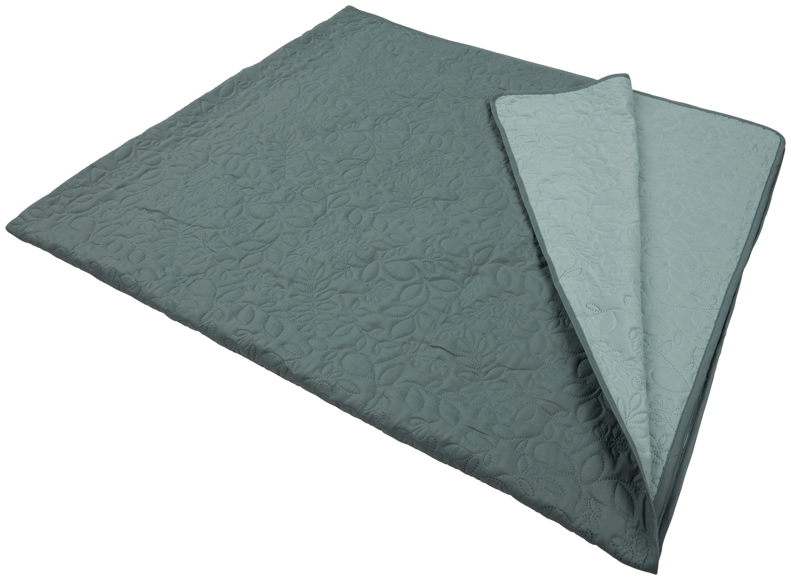 WOHNDECKE 220/240 cm  - Jadegrün/Hellgrün, Basics, Textil (220/240cm) - Novel