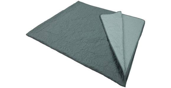 WOHNDECKE 220/240 cm  - Jadegrün/Hellgrün, Basics, Textil (220/240cm) - Novel