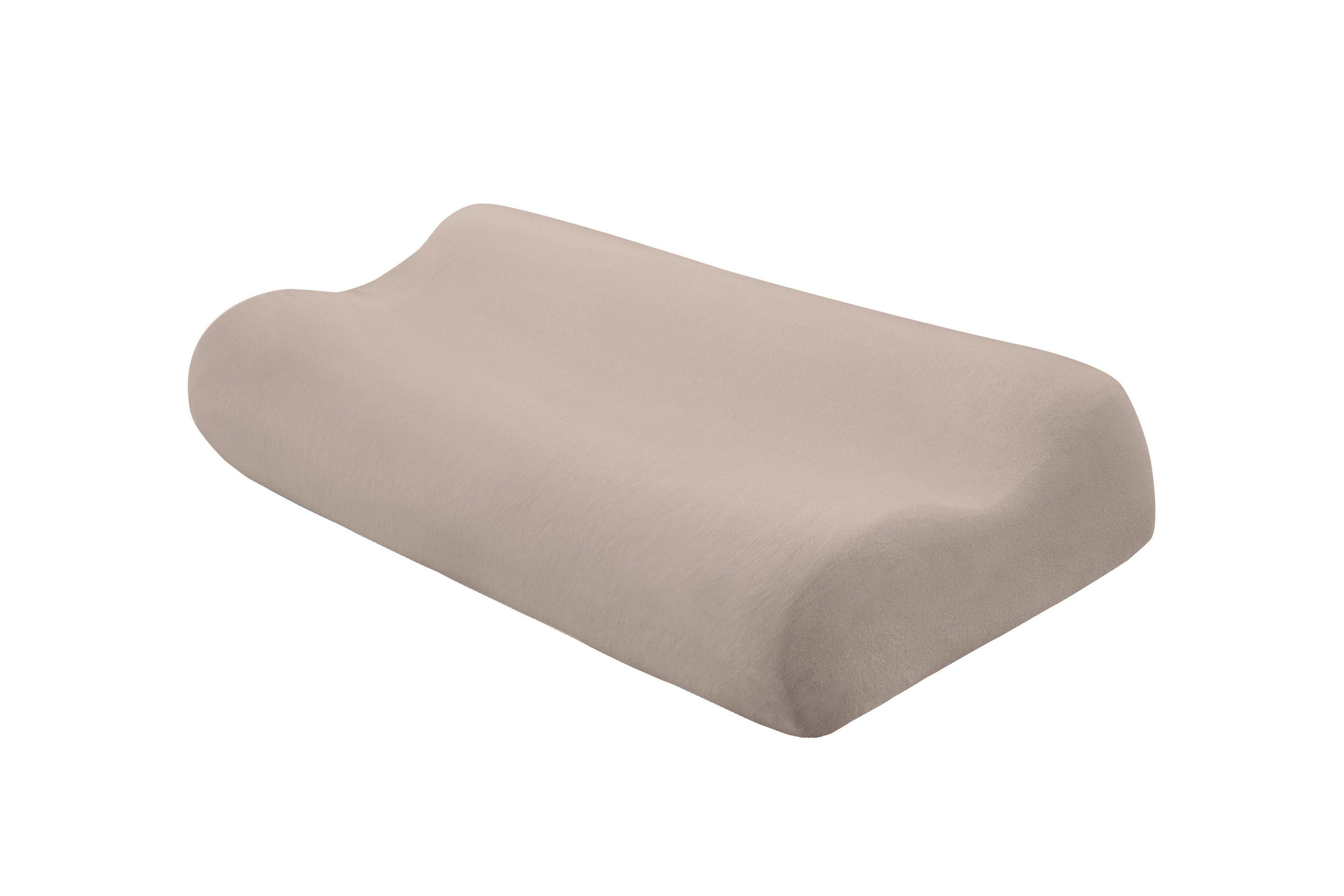 NACKENKISSENBEZUG - Braun, Basics, Textil (18,5/27cm)