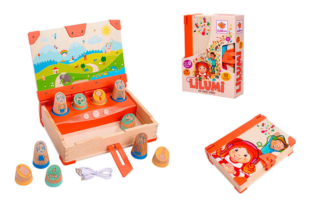 KINDERSPIELSET  - Multicolor, Basics, Holz/Kunststoff (19,50/8/25,50cm) - Eichhorn