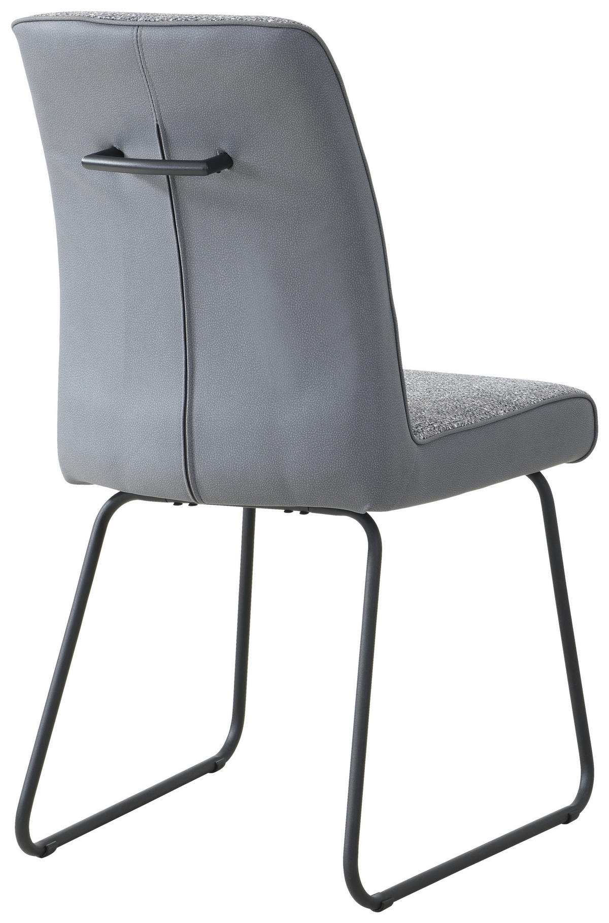 STUHL - Schwarz/Grau, Design, Textil/Metall (47/93/64cm) - Carryhome
