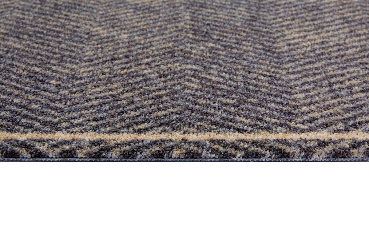 FUßMATTE  66/110 cm  Schwarz, Beige  - Beige/Schwarz, Design, Textil (66/110cm) - Esposa