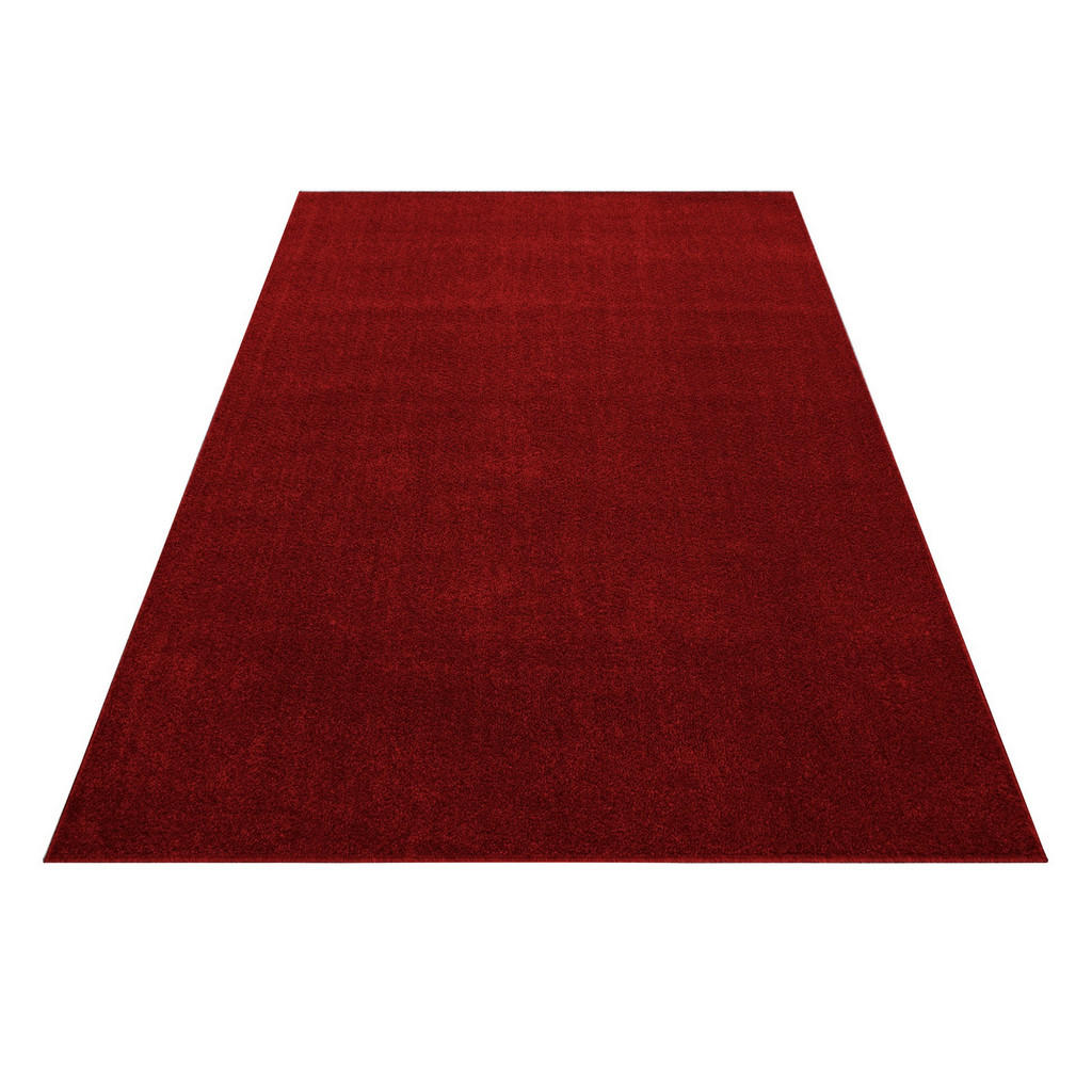 Hochflor Teppich Rot Ata 240x340 cm