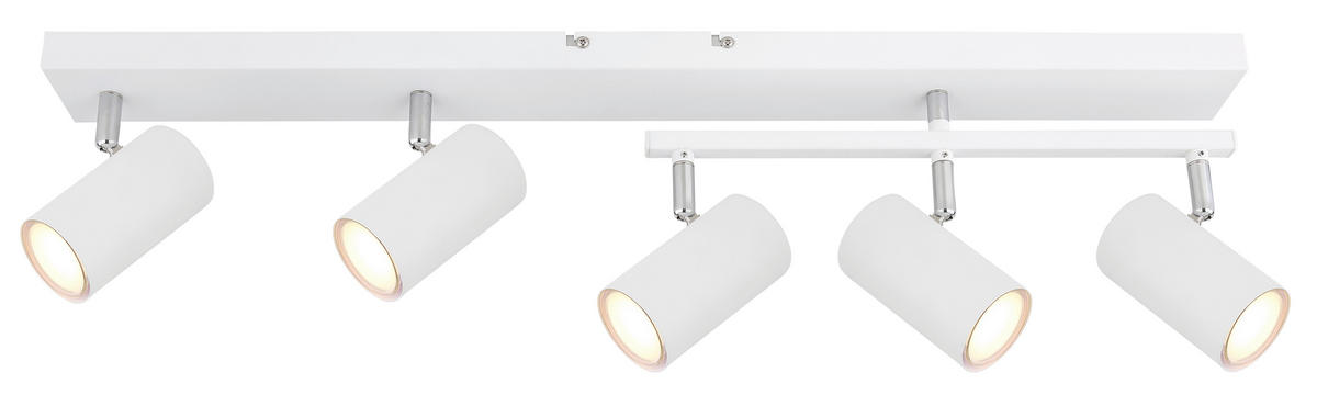 STRAHLER 70/35/17 cm   - Weiß, Design, Metall (70/35/17cm) - Globo