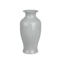 VASE 33,5 cm  - Grau, LIFESTYLE, Metall (17,00/17,00/33,50cm)