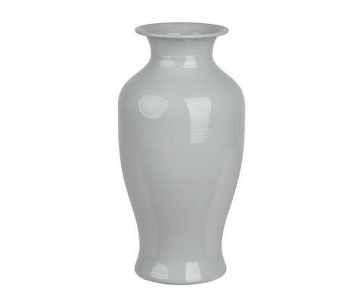 VASE 33,5 cm  - Grau, LIFESTYLE, Metall (17,00/17,00/33,50cm)