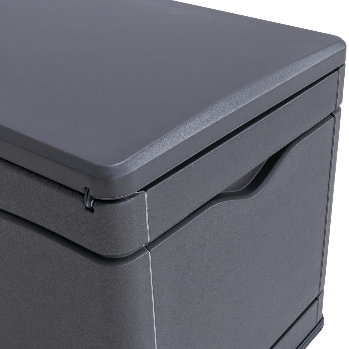 KISSENBOX 153/68/61 cm  - Anthrazit, Basics, Kunststoff (153/68/61cm) - Ambia Garden