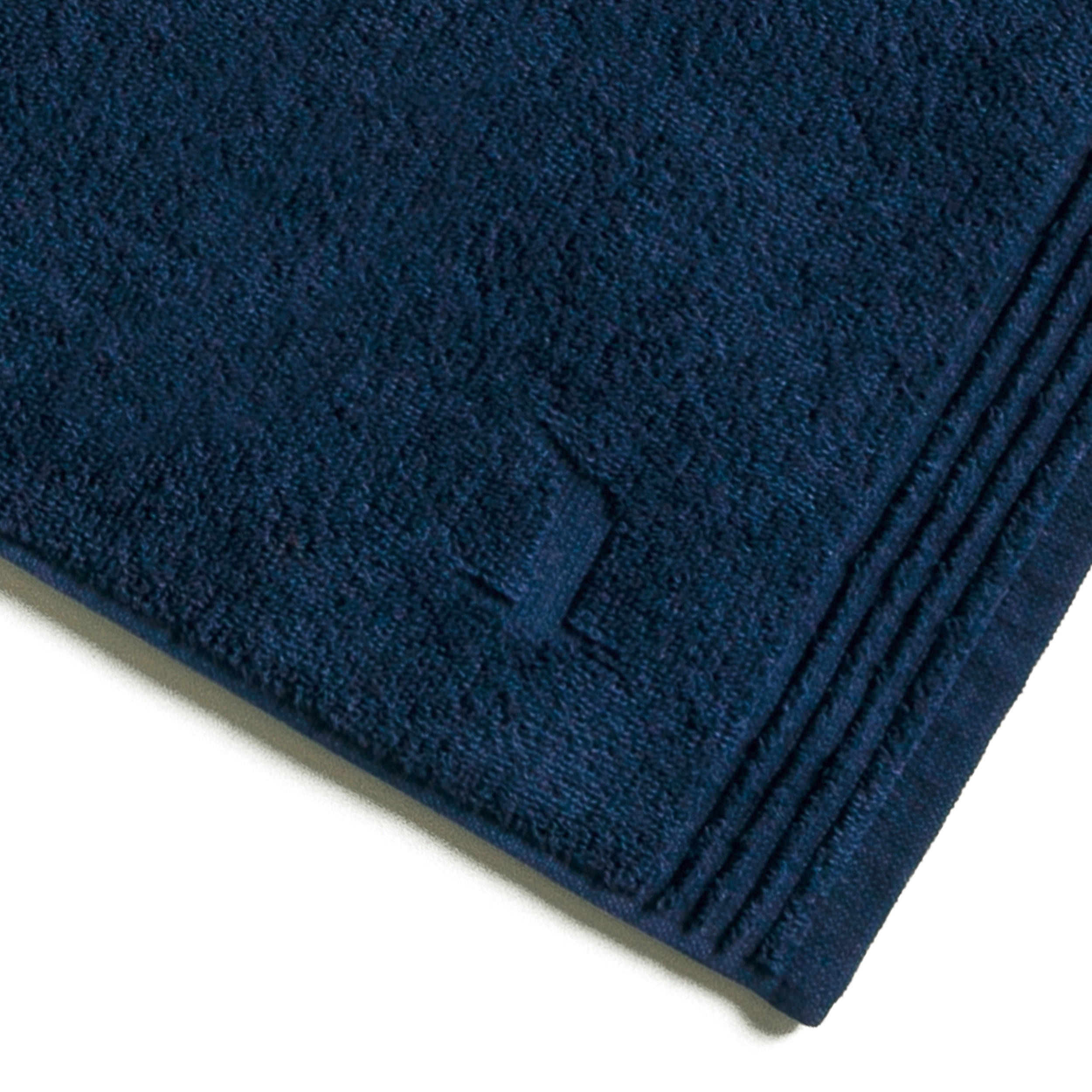 BADEMATTE Dunkelblau 50/70 cm  - Dunkelblau, Basics, Textil (50/70cm) - Moeve